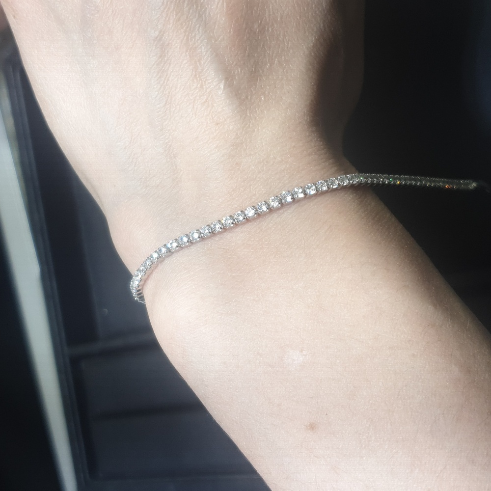 Womens silver bracelet